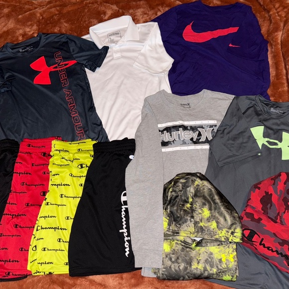 Boys athletic bundle. XL. Under Armour, Nike, Champion, more. - Picture 2 of 5